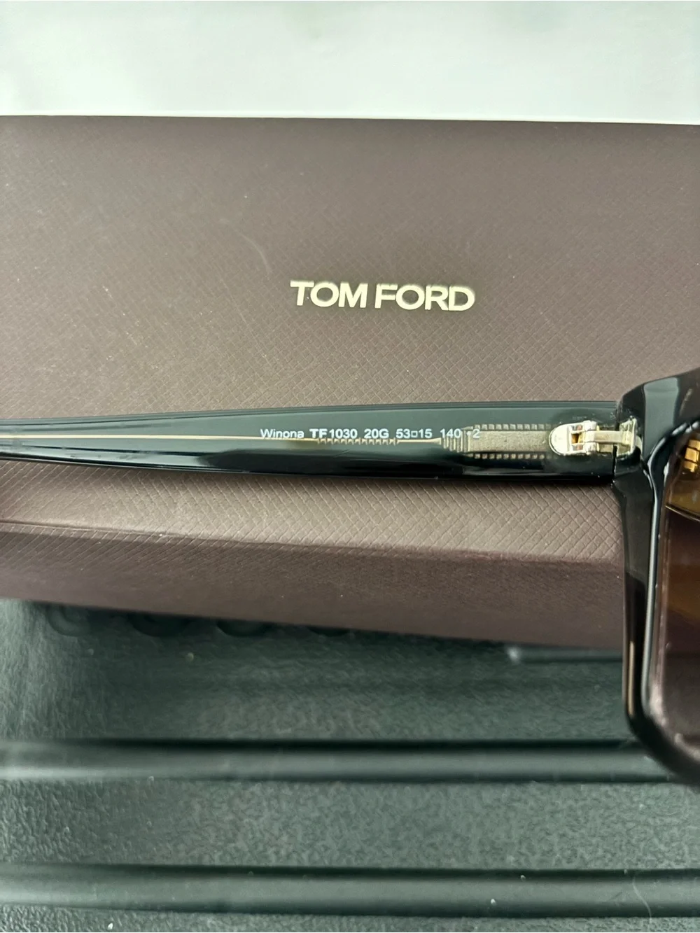Tom Ford Women's Gradient Blush to Black Oversized Square Sunglasses